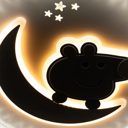 Brilagi - LED-plafondlamp voor kinderen PIGGY LED/70W/230V 3000/4500/6000K Ø 45 cm