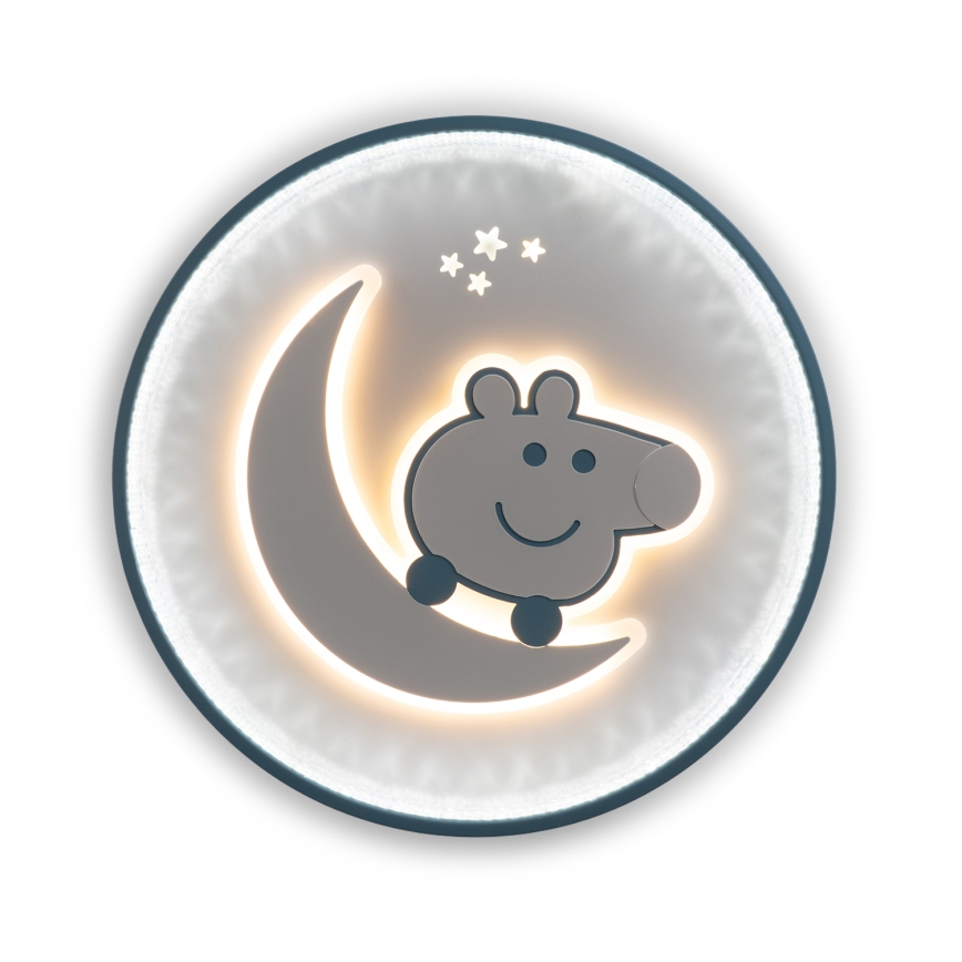 Brilagi - LED-plafondlamp voor kinderen PIGGY LED/70W/230V 3000/4500/6000K Ø 45 cm