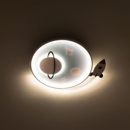 Brilagi -LED kinderplafondlamp STARSHIP LED/64W/230V 3000/4500K blauw