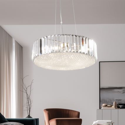 Brilagi - LED Kristallen hanglamp aan een koord GLAMOUR 5xG9/42W/230V