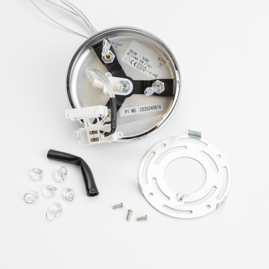 Brilagi - LED Kristallen hanglamp aan een koord GLAMOUR 5xG9/42W/230V
