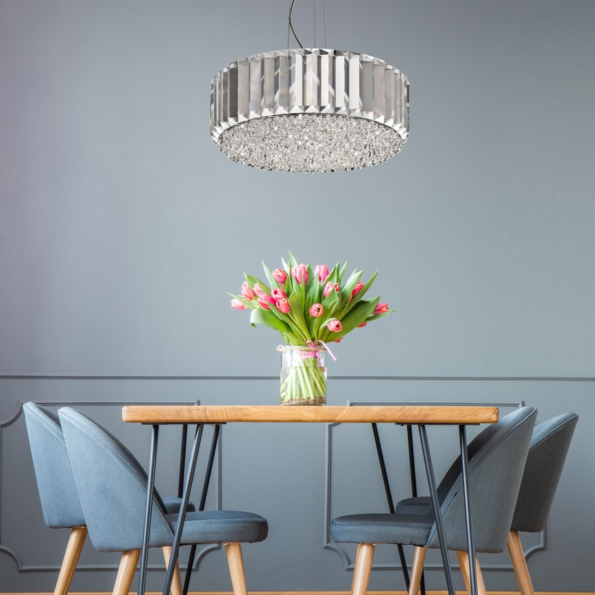 Brilagi - LED kristallen kabelhanglamp GLAMOUR 5xG9/42W/230V