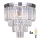 Brilagi - LED Kristallen plafondlamp MOZART 5xE14/40W/230V glanzend chroom