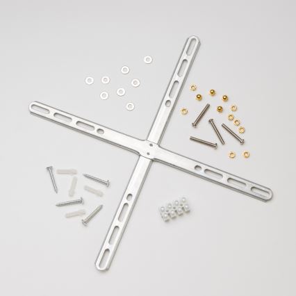 Brilagi - LED-kristallen plafondlamp MOZART 5xE14/40W/230V Ø 40 cm goudkleurig