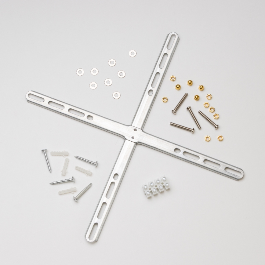 Brilagi - LED-kristallen plafondlamp MOZART 5xE14/40W/230V Ø 40 cm goudkleurig