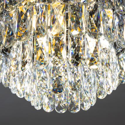 Brilagi - LED Kristallen plafondlamp VELURE 5xE14/40W/230V goud