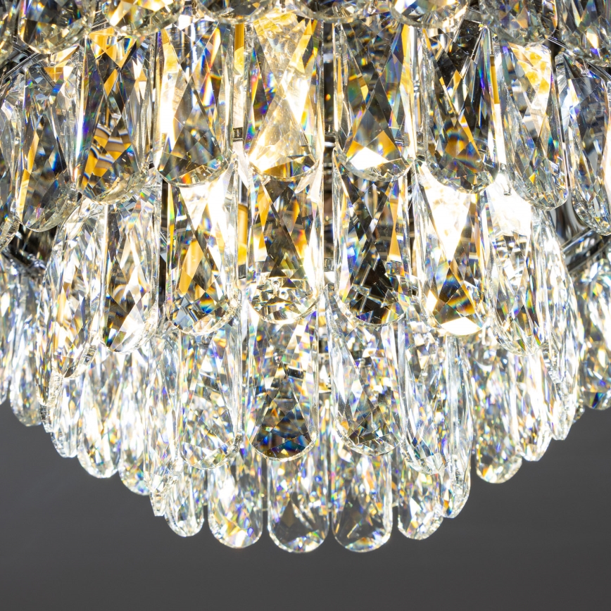 Brilagi - LED Kristallen plafondlamp VELURE 5xE14/40W/230V goud