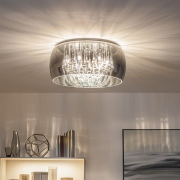 Brilagi - LED-kristallen plafonnière JEWEL 6xG9/42W/230V Ø 50 cm