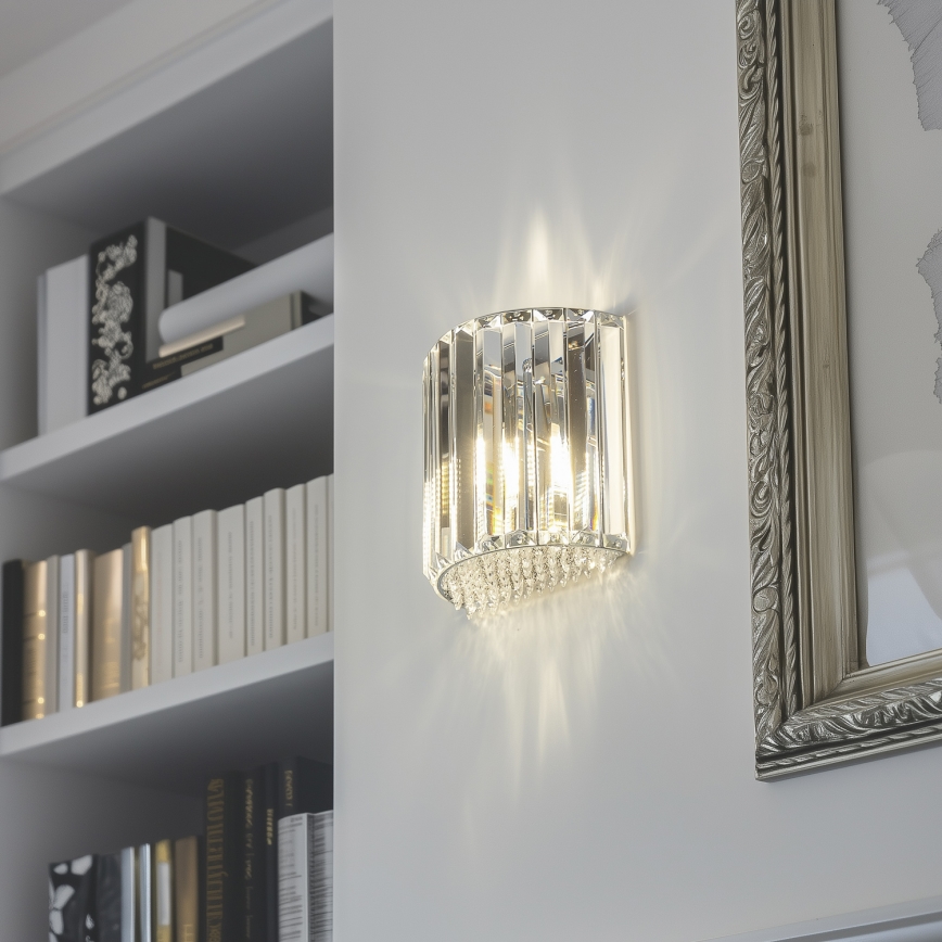 Brilagi - LED Kristallen wandlamp GLAMOUR 1xG9/42W/230V