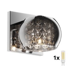 Brilagi - LED Kristallen wandlamp JEWEL 1xG9/42W/230V