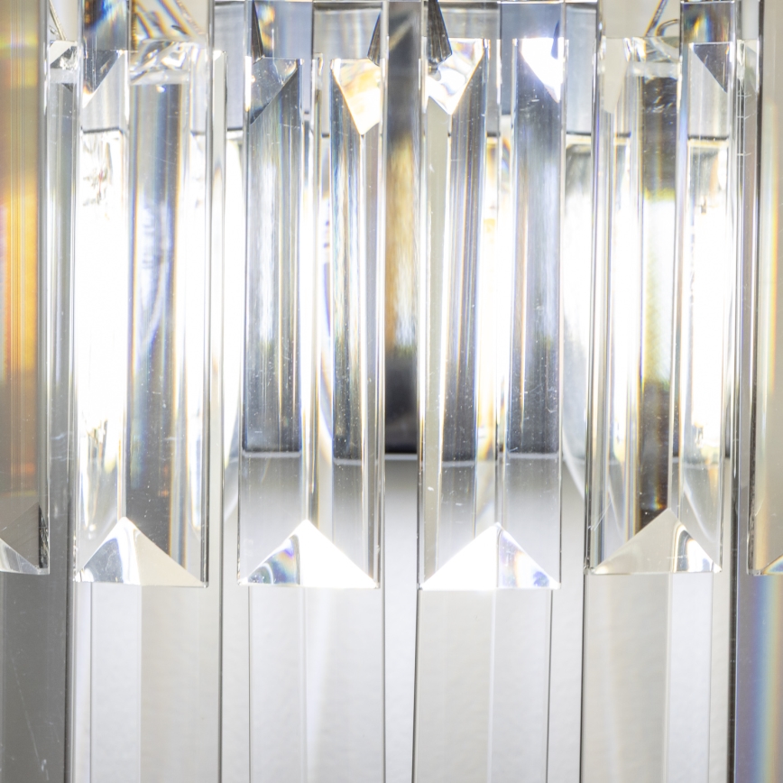 Brilagi - LED Kristallen wandlamp MOZART 2xE14/40W/230V glanzend chroom