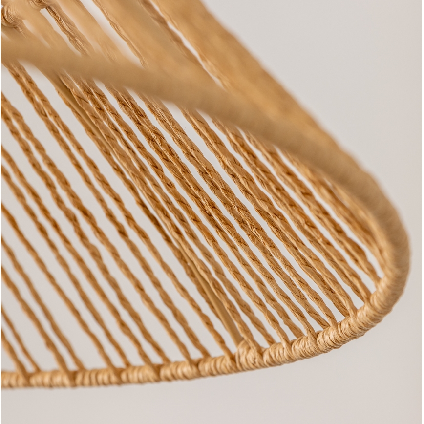 Brilagi - LED-kroonluchter aan kabel CERIA BOHO 1xE27/40W/230V Ø 70 cm bruin