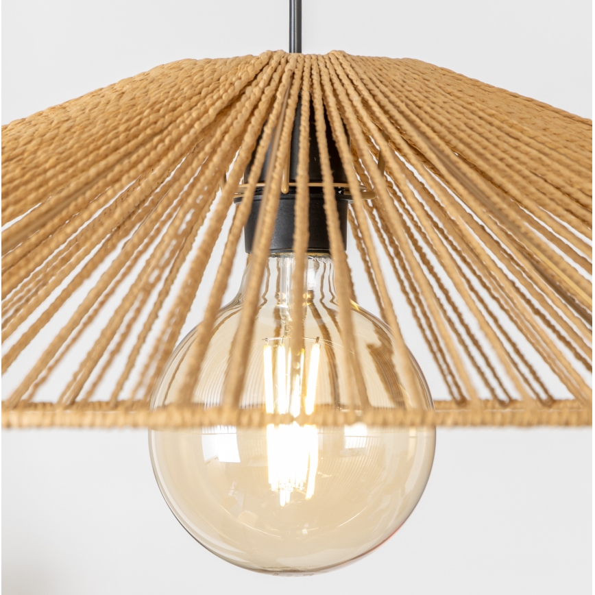 Brilagi - LED-kroonluchter aan kabel CERIA BOHO 1xE27/40W/230V Ø 90 cm bruin