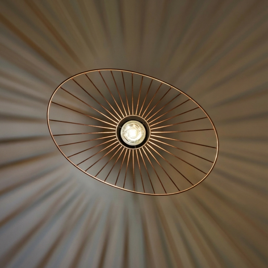 Brilagi - LED-kroonluchter aan kabel CERIA WIRE 1xE27/40W/230V 40x56 cm brons