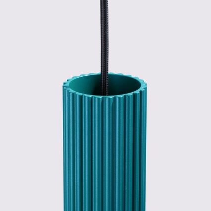 Brilagi - LED-kroonluchter aan kabel CRESTO 1xGU10/10W/230V turkoois