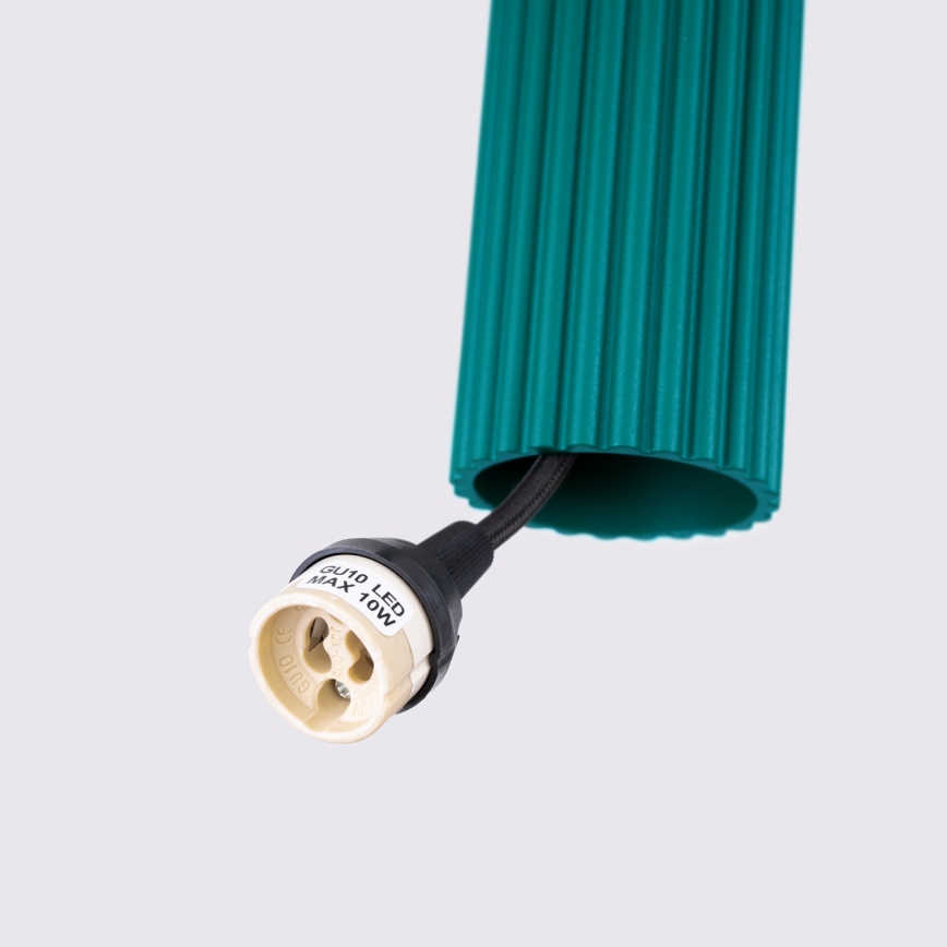 Brilagi - LED-kroonluchter aan kabel CRESTO 1xGU10/10W/230V turkoois