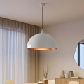 Brilagi - LED-kroonluchter aan kabel METALO 1xE27/40W/230V Ø 60 cm wit/koper