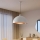 Brilagi - LED-kroonluchter aan kabel METALO 1xE27/40W/230V Ø 60 cm wit/koper