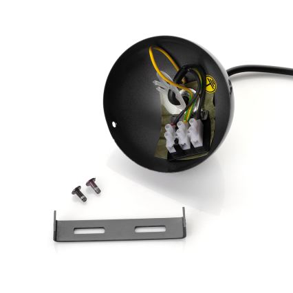 Brilagi - LED-kroonluchter aan kabel METALO 1xE27/40W/230V Ø 60 cm zwart/koper