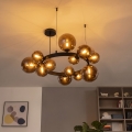 Brilagi - LED-kroonluchter aan kabel MILLA 15xG9/3W/230V bruin/rookbruin