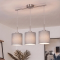 Brilagi - LED-kroonluchter aan kabel NUBILA 3xE27/60W/230V lichtgrijs