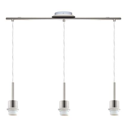 Brilagi - LED-kroonluchter aan kabel NUBILA 3xE27/60W/230V roze