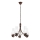Brilagi - LED-kroonluchter aan ketting COTTAGE 5xE14/40W/230V eiken/wit