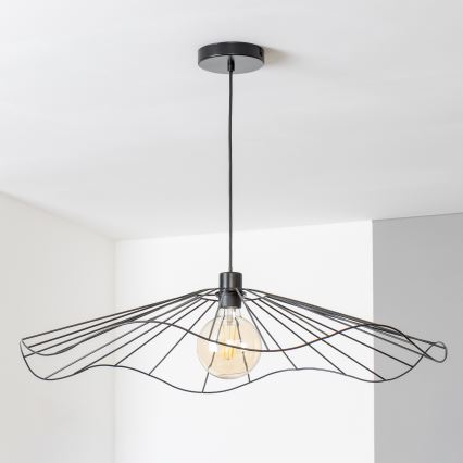 Brilagi - LED-kroonluchter met kabel CERIA WIRE 1xE27/40W/230V Ø 80 cm zwart