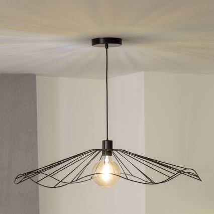 Brilagi - LED-kroonluchter met kabel CERIA WIRE 1xE27/40W/230V Ø 80 cm zwart