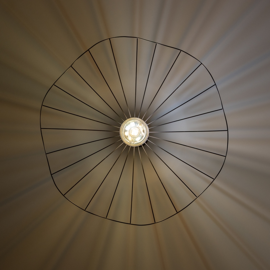 Brilagi - LED-kroonluchter met kabel CERIA WIRE 1xE27/40W/230V Ø 80 cm zwart