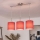 Brilagi - LED-kroonluchter met kabelophanging NUBILA 3xE27/60W/230V rood