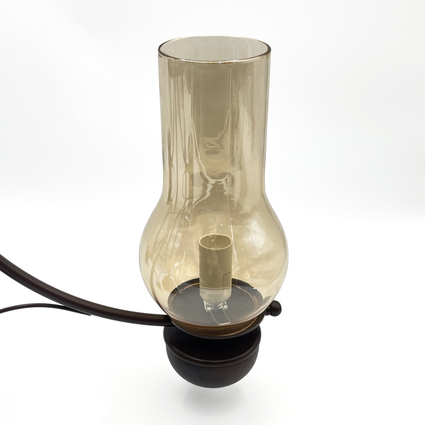 Brilagi - LED-kroonluchter met ketting COTTAGE 3xE14/40W/230V beuken/bruin/rookbeige