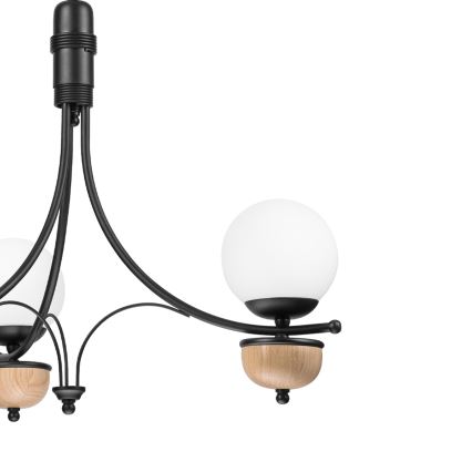 Brilagi - LED-kroonluchter met ketting COTTAGE 3xG9/40W/230V eik/wit