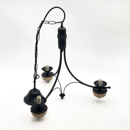 Brilagi - LED-kroonluchter met ketting COTTAGE 3xG9/40W/230V eik/wit