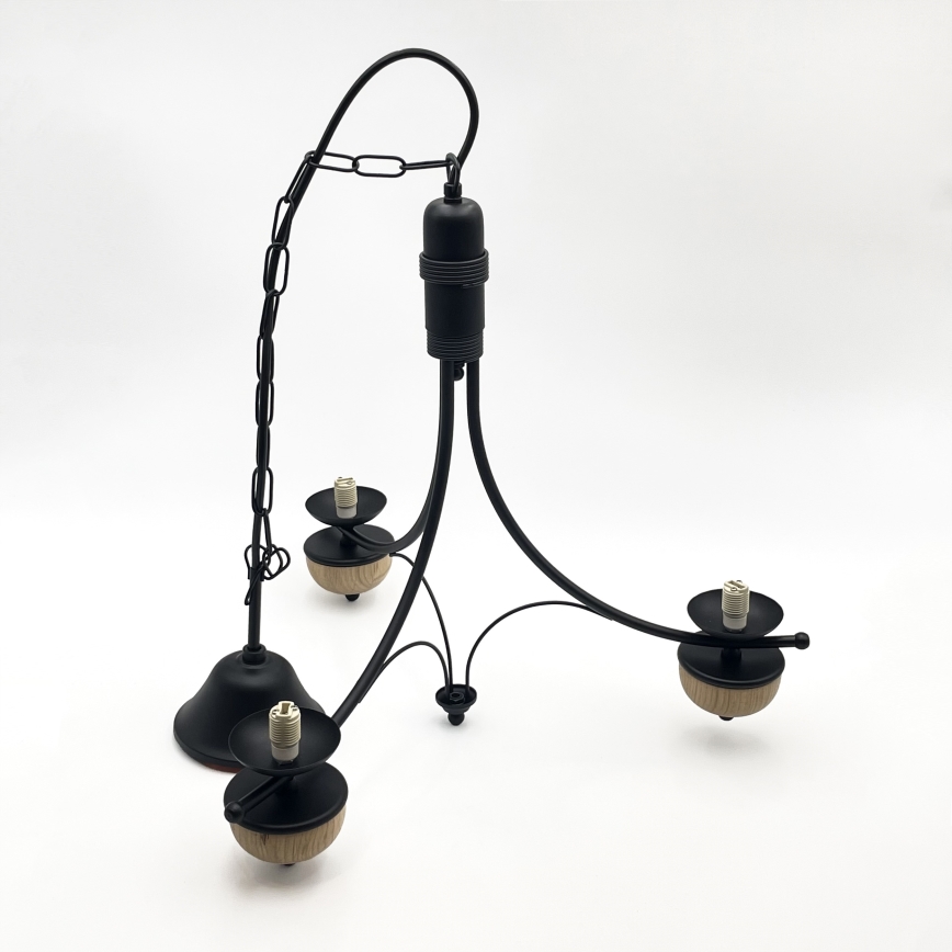 Brilagi - LED-kroonluchter met ketting COTTAGE 3xG9/40W/230V eik/wit