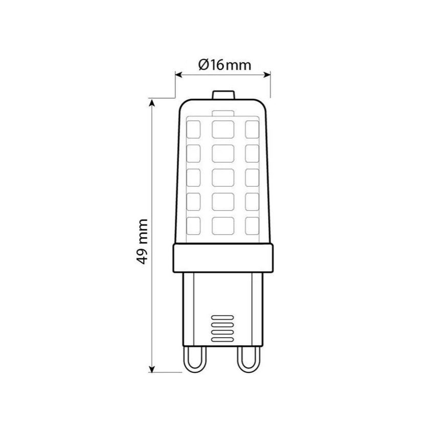 Brilagi - LED Lamp G9/4W/230V 3000K