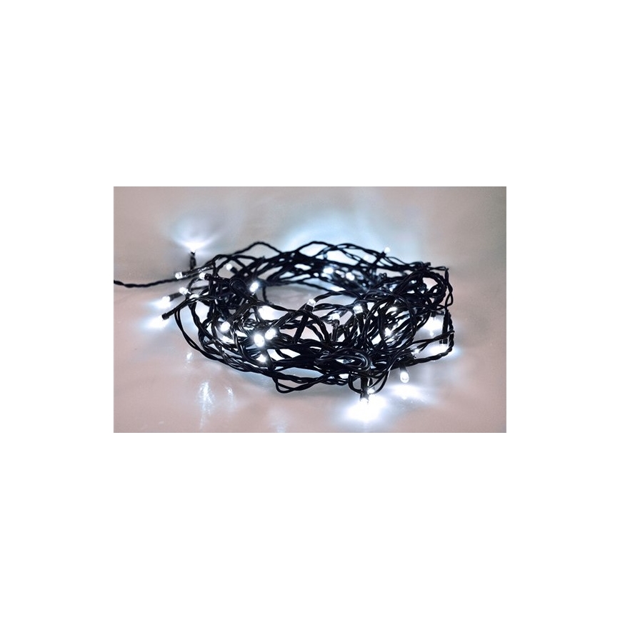 Brilagi - LED-lichtsnoer voor buiten, 100 LEDs, 8 functies, 13 m, IP44, koud wit