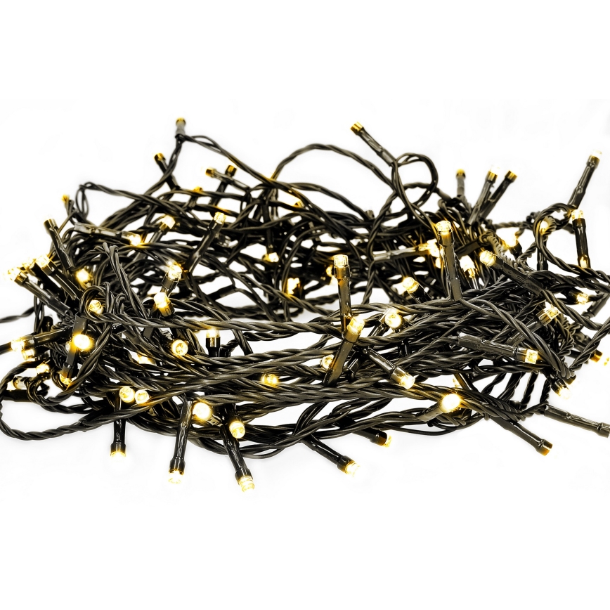 Brilagi - LED-lichtsnoer voor buiten, 100 x LED / 8 functies, 13 m, IP44, warm wit