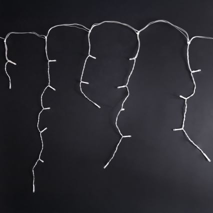 Brilagi - LED-lichtsnoer voor buiten, 200×LED / 8 functies, 13 m, IP44, warm wit, ijspegels