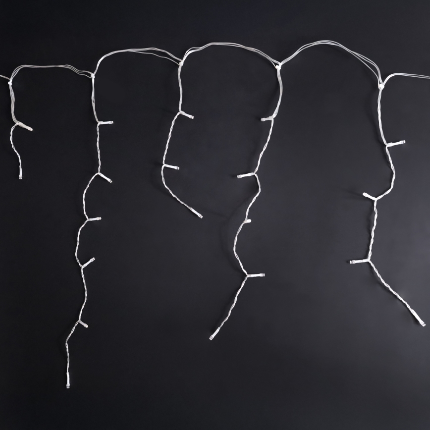 Brilagi - LED-lichtsnoer voor buiten, 200×LED / 8 functies, 13 m, IP44, warm wit, ijspegels