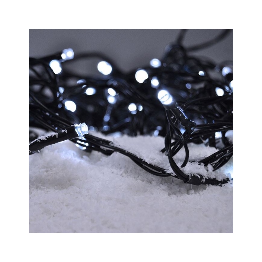 Brilagi - LED-lichtsnoer voor buiten 300 LED/8 functies 35 m IP44 koud wit
