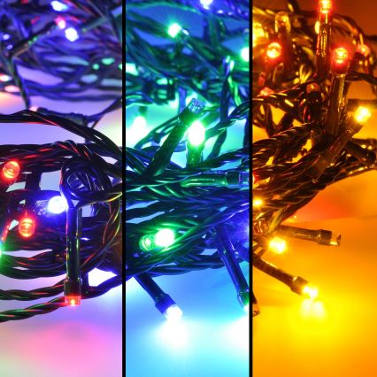 Brilagi - LED-lichtsnoer voor buiten 300xLED/8 functies 35 m IP44 multicolor