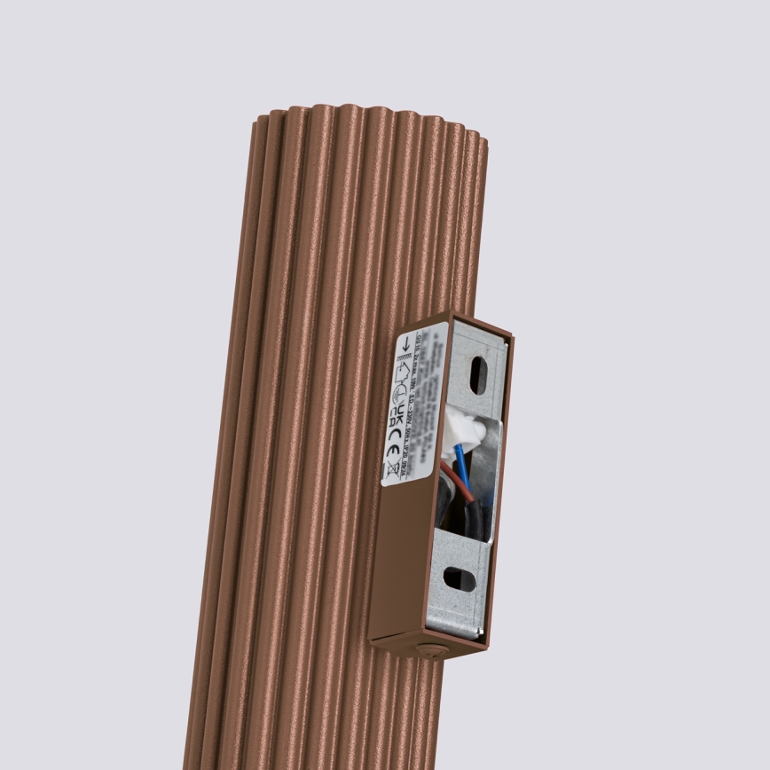 Brilagi - LED muurlamp CRESTO 2xGU10/10W/230V 30 cm bruin