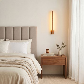 BRILAGI - LED Muurlamp GARDALINE LED/90W/230V 100 cm eiken