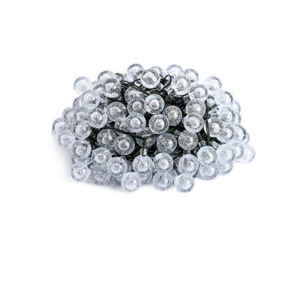 BRILAGI - Zonne-LED-decoratiesnoer BUBBLE, 300 LED, 8 standen, 30 m, IP65, warm wit, 500 mAh