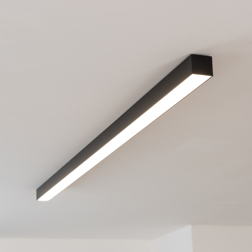 Brilagi - LED plafond-opbouwarmatuur FULLDAY LED/10/15/20W/230V 2700/4000/6000K 60 cm UGR19 zwart