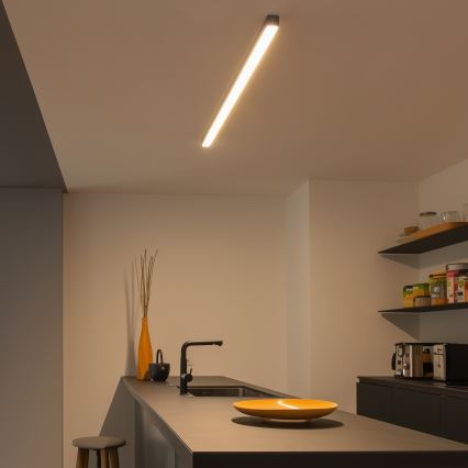 Brilagi - LED plafond-opbouwarmatuur FULLDAY LED/30/40/50W/230V 2700/4000/6000K 150 cm UGR19 zwart
