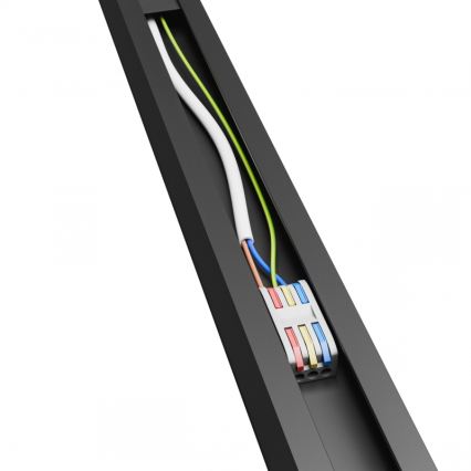 Brilagi - LED plafond-opbouwarmatuur FULLDAY LED/30/40/50W/230V 2700/4000/6000K 150 cm UGR19 zwart