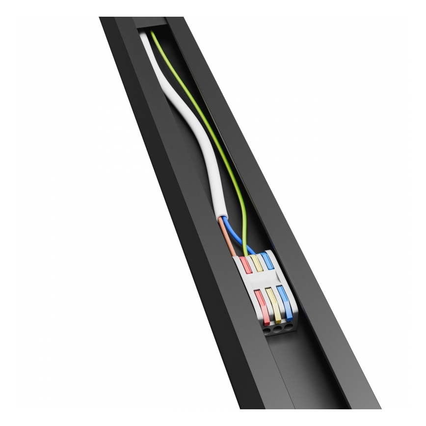 Brilagi - LED plafond-opbouwarmatuur FULLDAY LED/30/40/50W/230V 2700/4000/6000K 150 cm UGR19 zwart