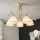 Brilagi - LED Opbouwkroonluchter ANTICO 5xE27/60W/230V 3000K witte patina
